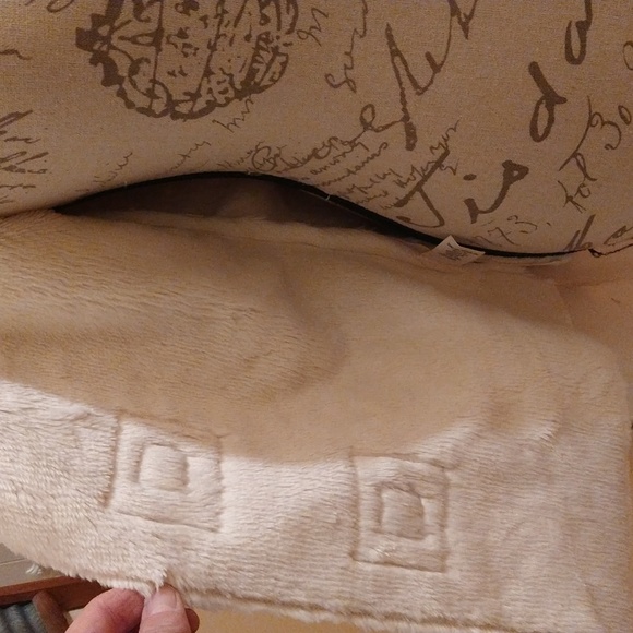 White House Black Market faux suede and fur cream jacket Sz XS - Picture 5 of 8